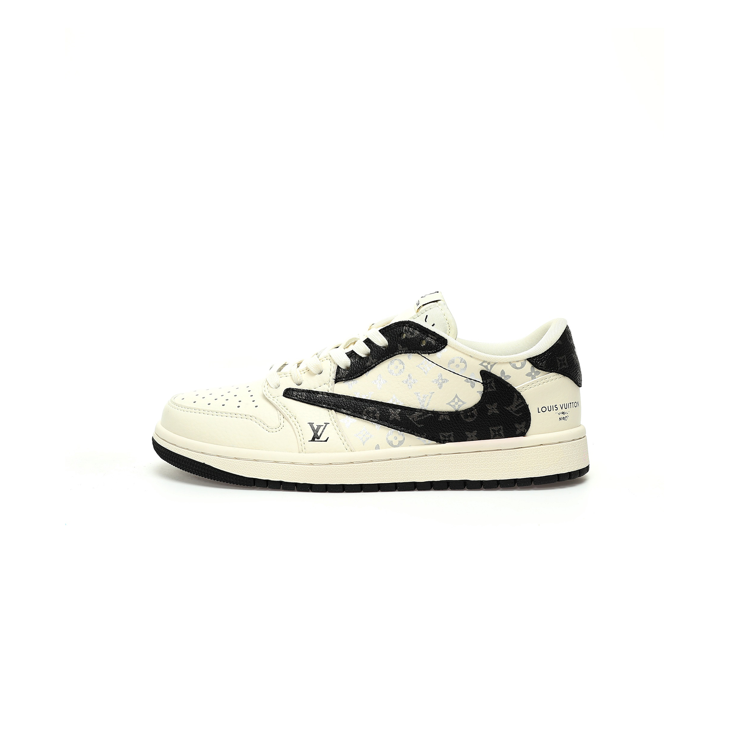 NIKE AIR JORDAN 1 LOW OG SP BEIGE BLACK GREY LV LX1988-600